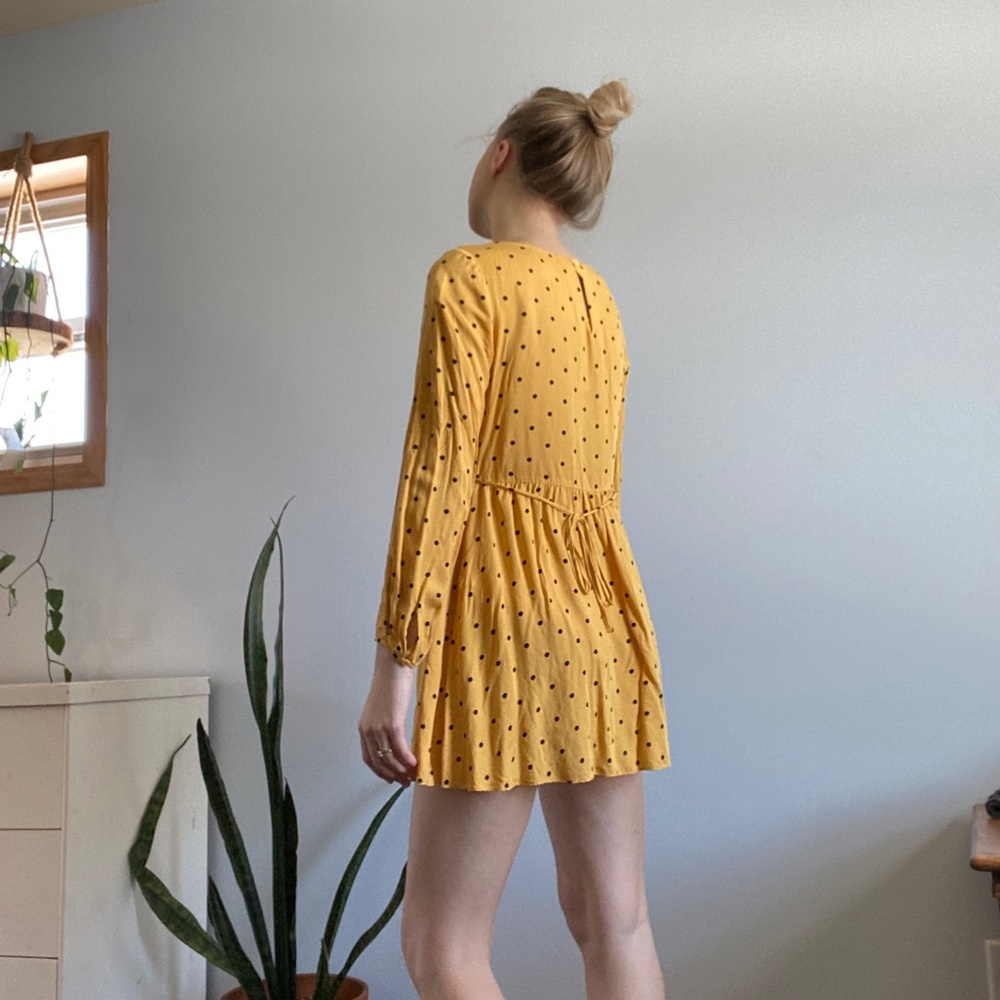 Reformation long sleeve tunic dress ☀️